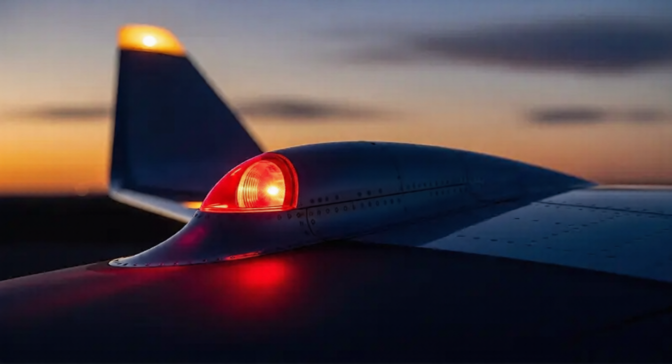 Cola de un avión moderno contra el cielo azul